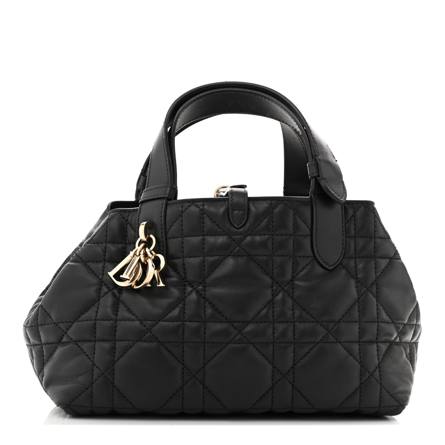 Calfskin Macrocannage Small Toujours Black