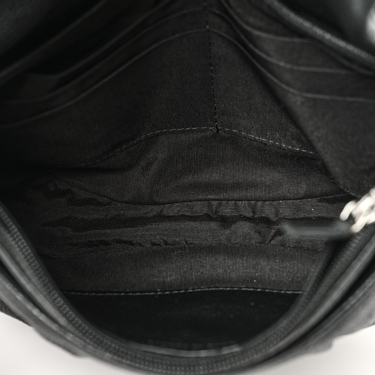Caviar Half Moon Wallet On Chain WOC Black