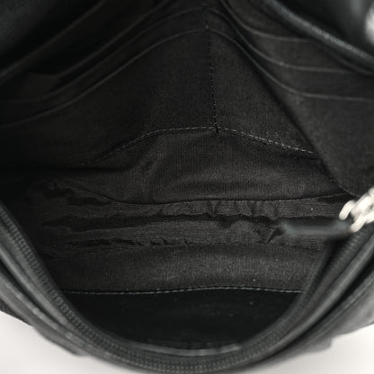 Chanel Caviar Half Moon Wallet On Chain WOC Black 5 of 11