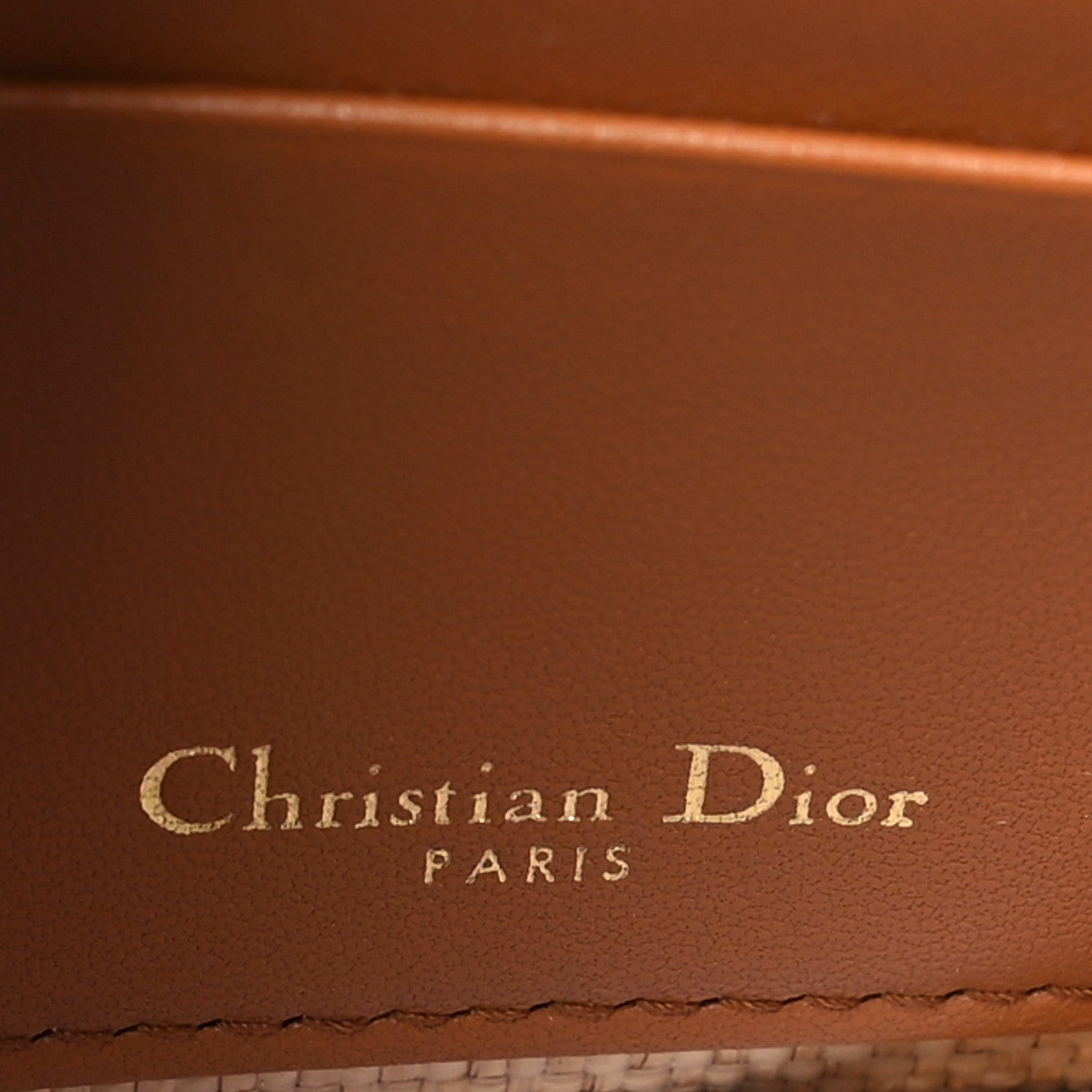 Christian Dior Raffia Macro Cannage Miss Caro Pouch With Chain Natural 6 of 9