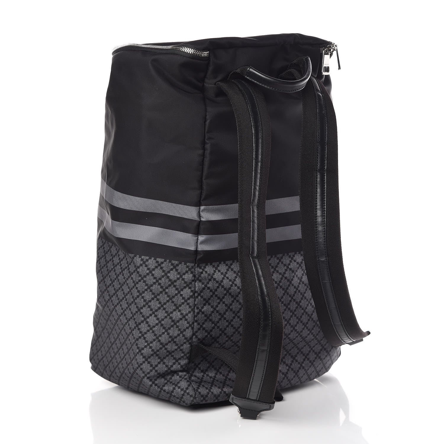 Gucci Nylon Diamante Backpack Black 3 of 9