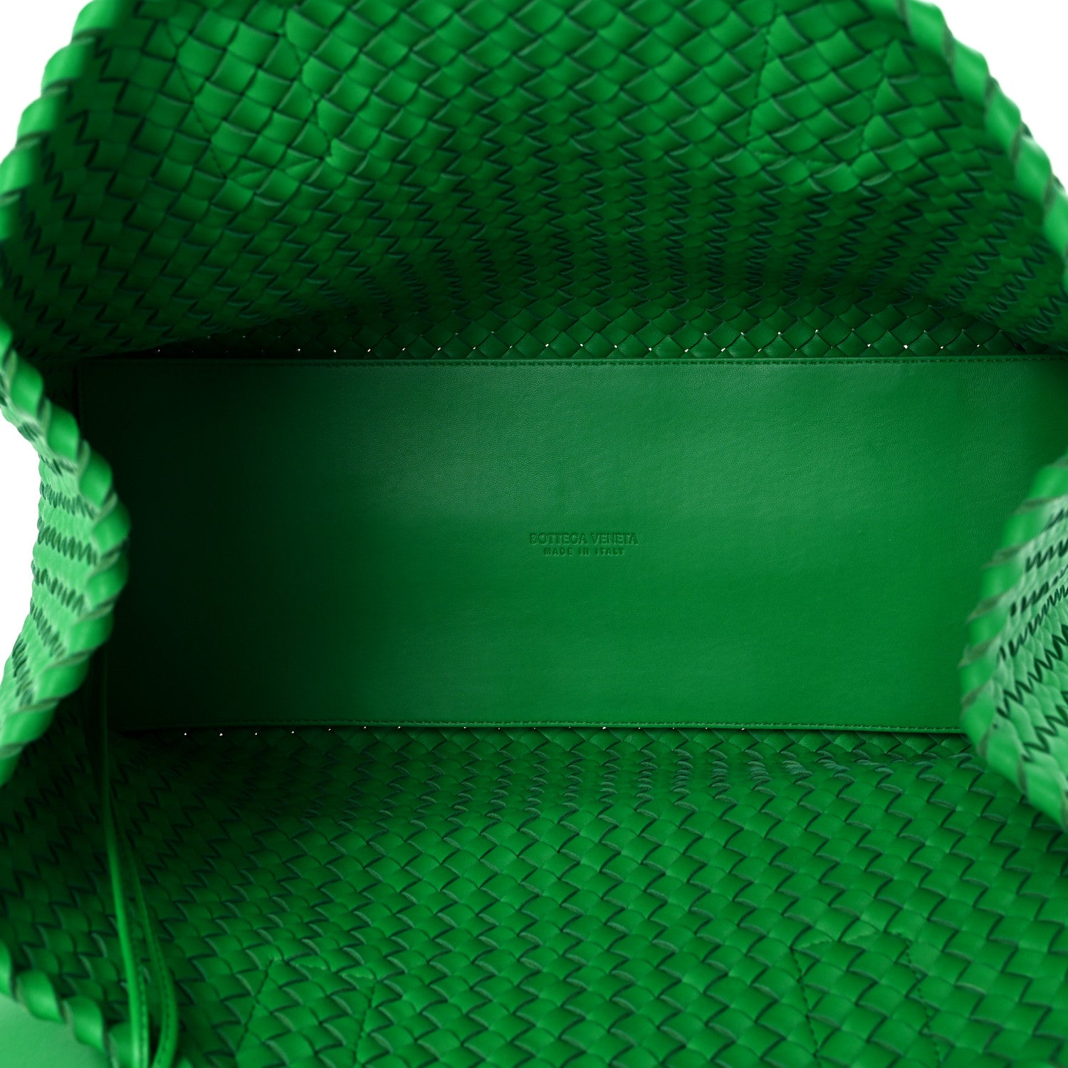 Bottega Veneta Lambskin Intreccio Medium Cabat Parakeet 6 of 12