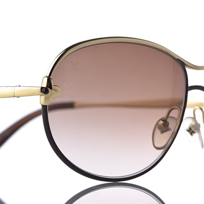 Louis Vuitton Mimosa Sunglasses Z0378U Gold 8 of 9