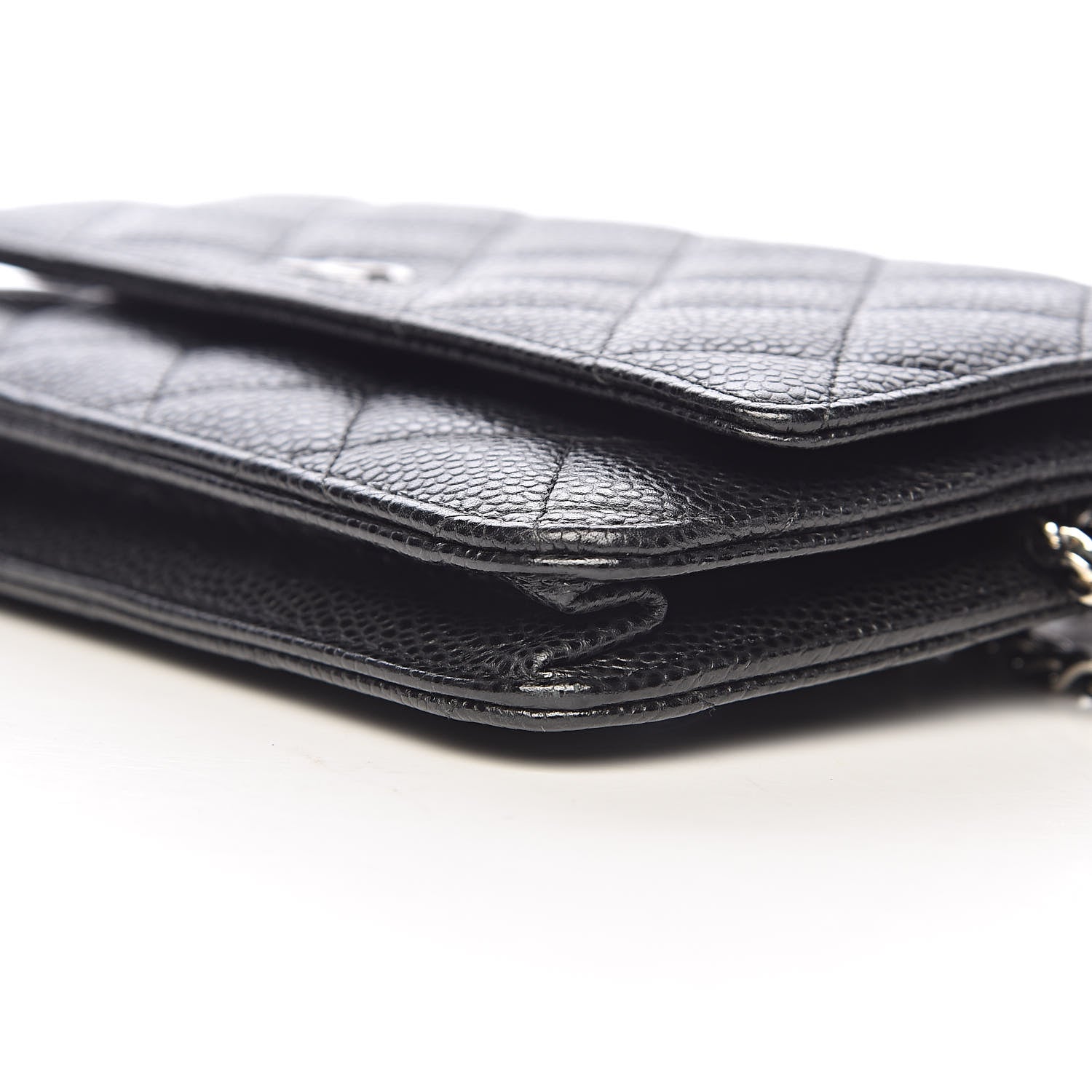 Chanel Caviar Quilted Wallet On Chain WOC Black 10 of 11