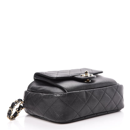 Chanel Caviar Quilted CC Day Camera Case Black 4 of 11