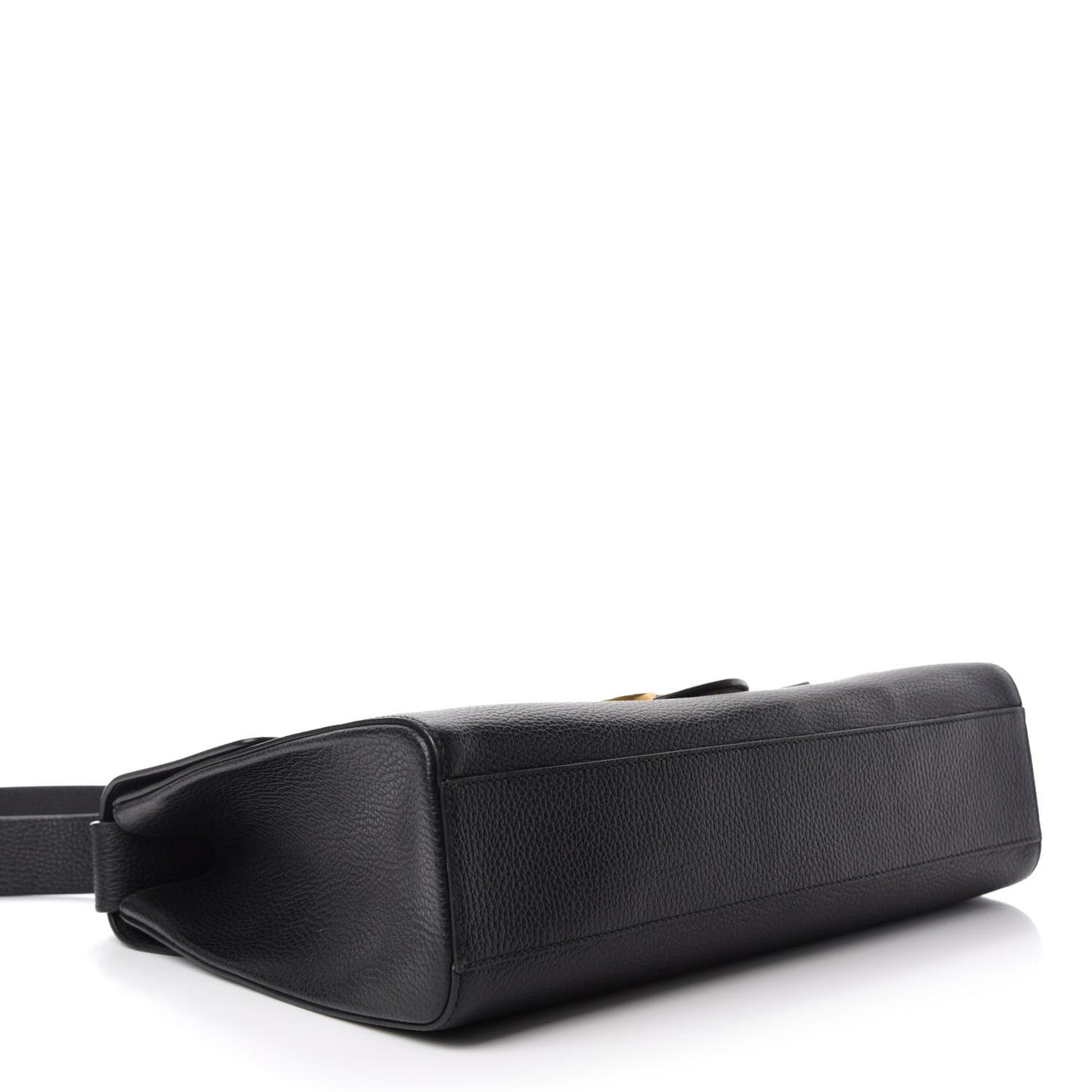 Calfskin GG Marmont Messenger Bag Black