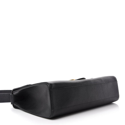 Gucci Calfskin GG Marmont Messenger Bag Black 4 of 11