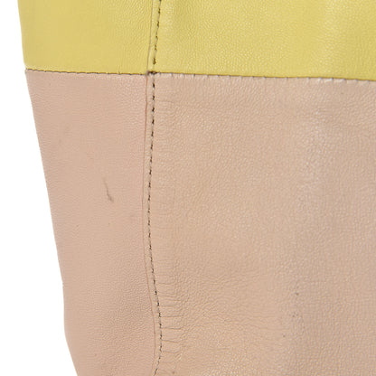 Celine Smooth Lambskin Small Vertical Bi-Cabas Beige Yellow 17 of 27