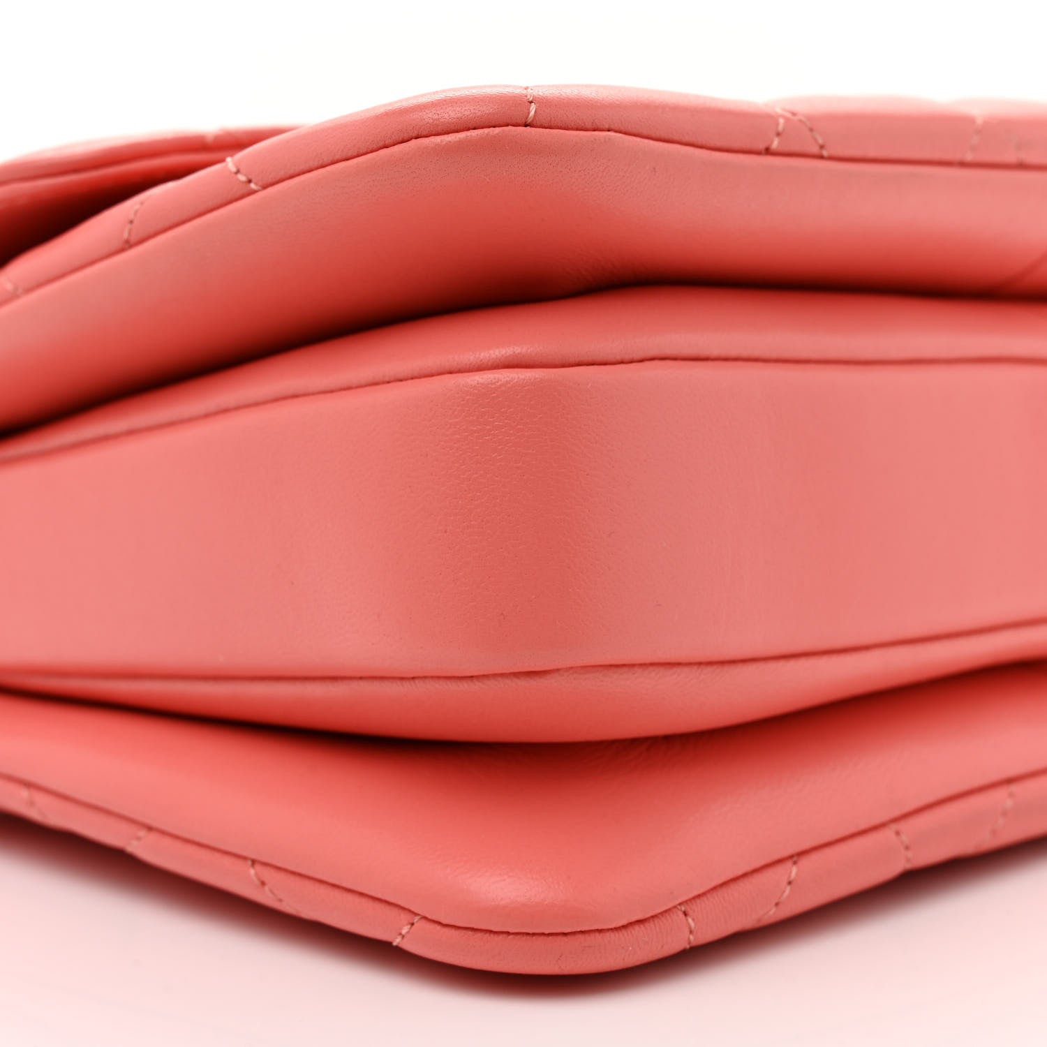 Chanel Lambskin Quilted Small Trendy Chain CC Flap Dual Handle Bag Coral 9 of 11