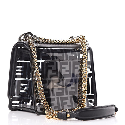 Fendi TPU FF Vitello Century F is Fendi Small Kan I Shoulder Bag Black 3 of 9