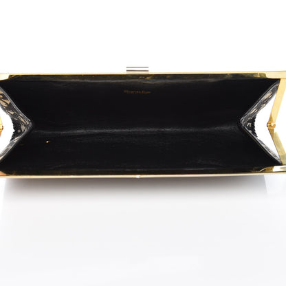 Christian Dior Monogram Clutch Black 5 of 6