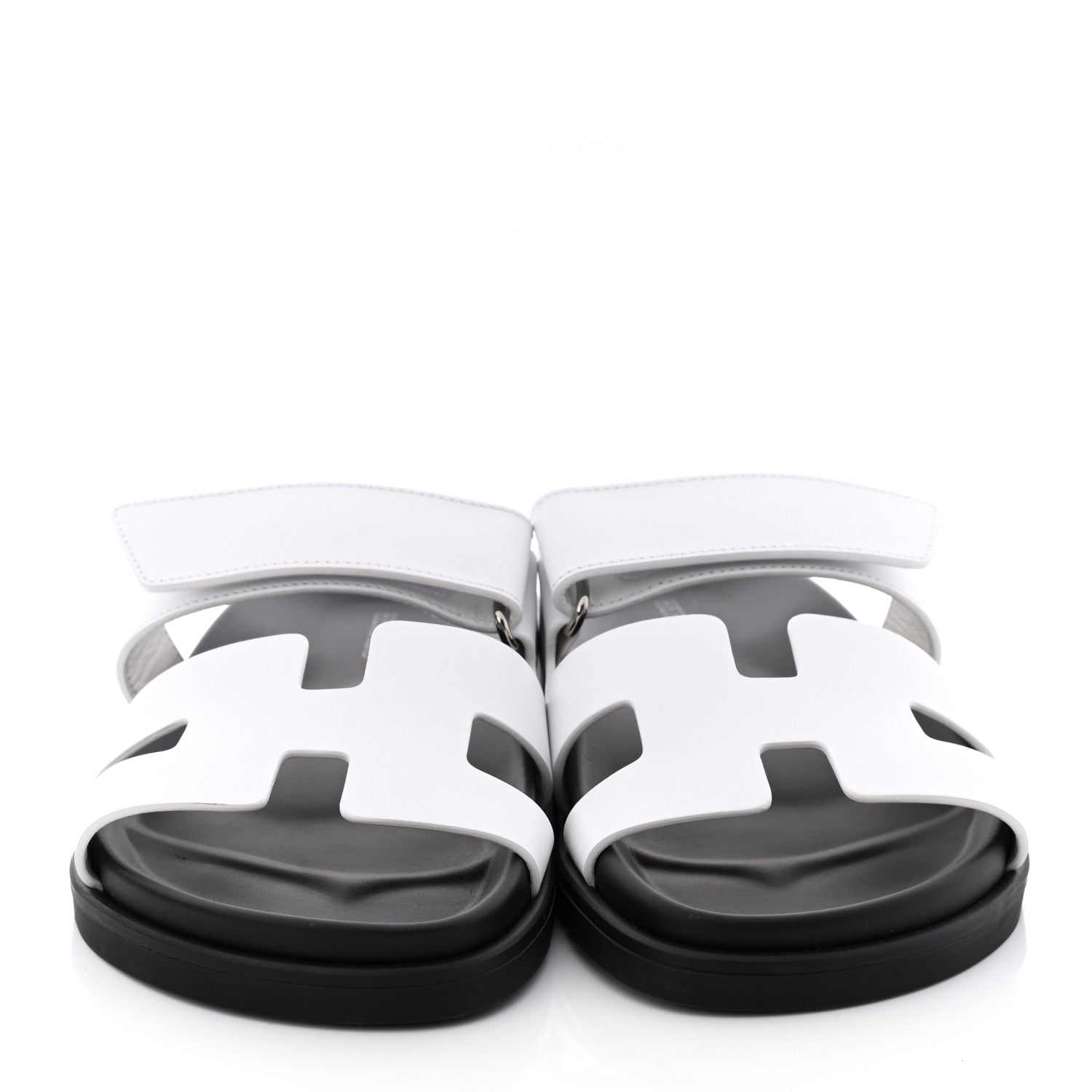 Hermes Calfskin Womens Chypre Sandals 36 White 2 of 9