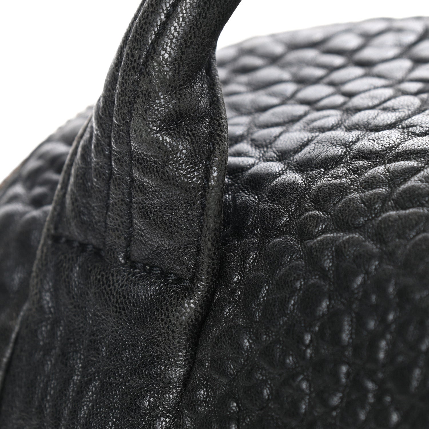Alexander Wang Pebbled Lambskin Rockie Black Antique Brass Hardware 10 of 14
