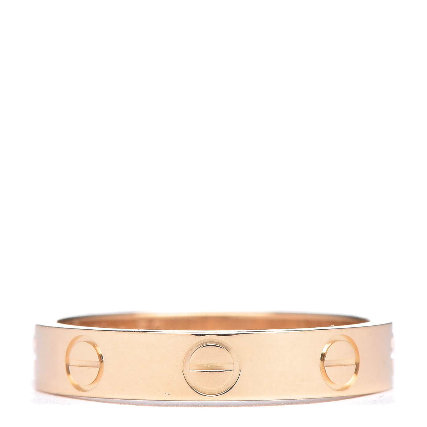 Cartier 18K Yellow Gold 3.5mm LOVE Wedding Band Ring 52 6 1 of 5