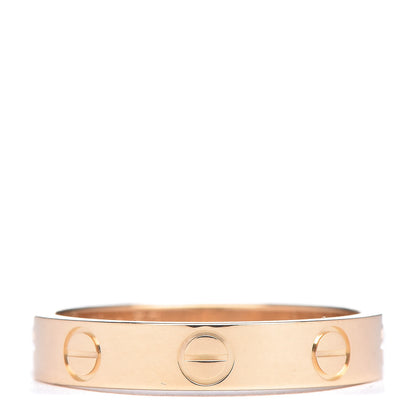 Cartier 18K Yellow Gold 3.5mm LOVE Wedding Band Ring 52 6 1 of 5