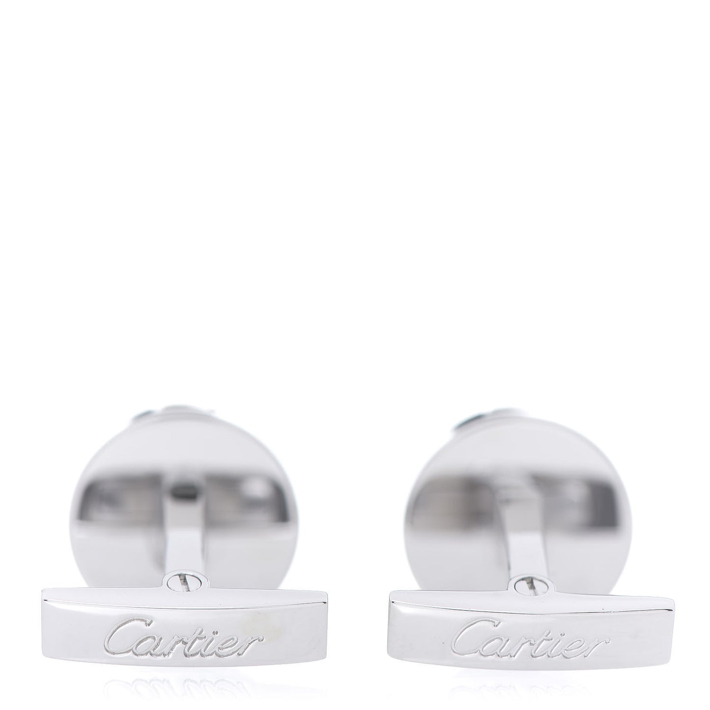 Sterling Silver Mother of Pearl LOVE Cufflinks