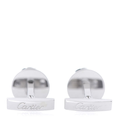 Cartier Sterling Silver Mother of Pearl LOVE Cufflinks 4 of 5