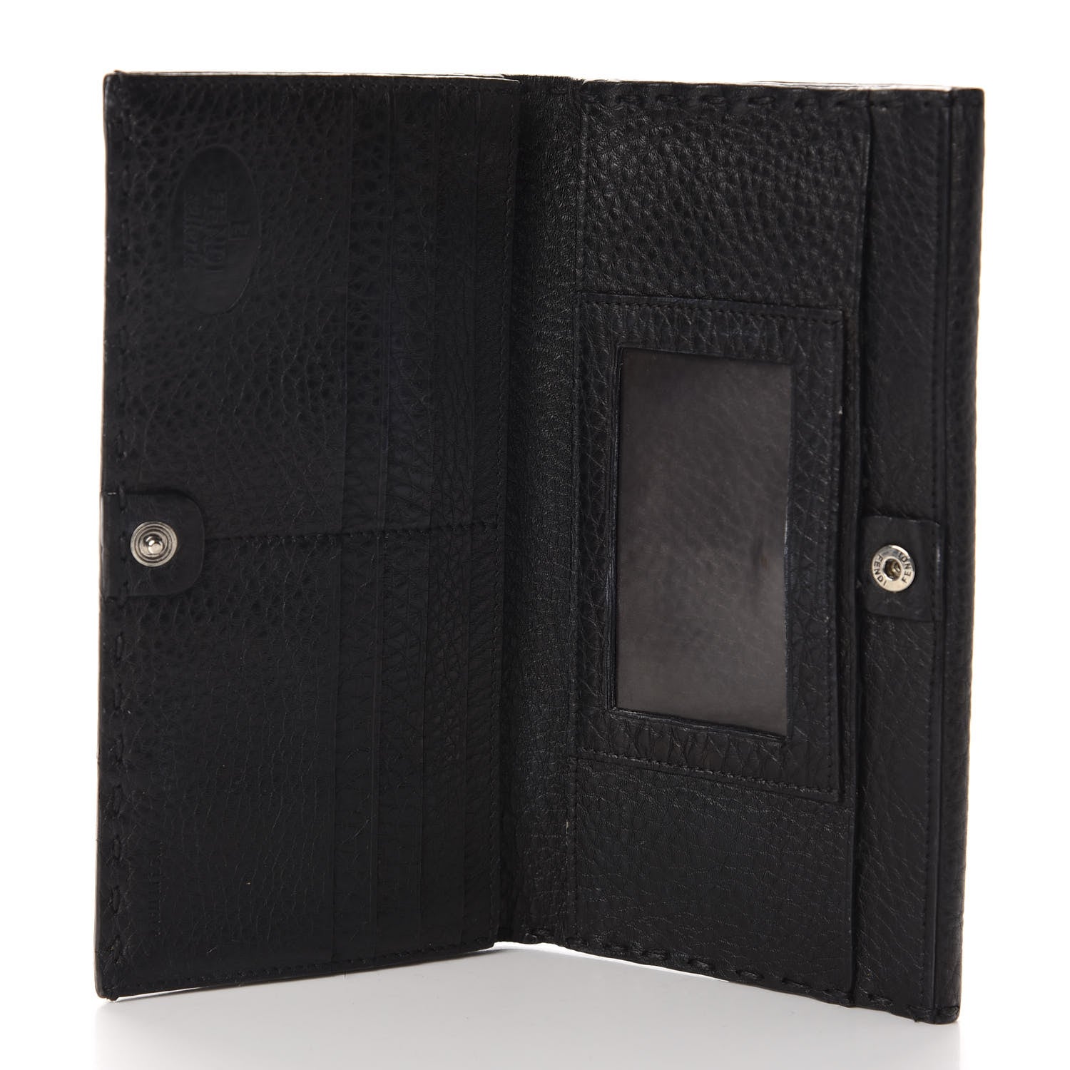 Fendi Calfskin Romano Selleria Continental Wallet Brown 5 of 8