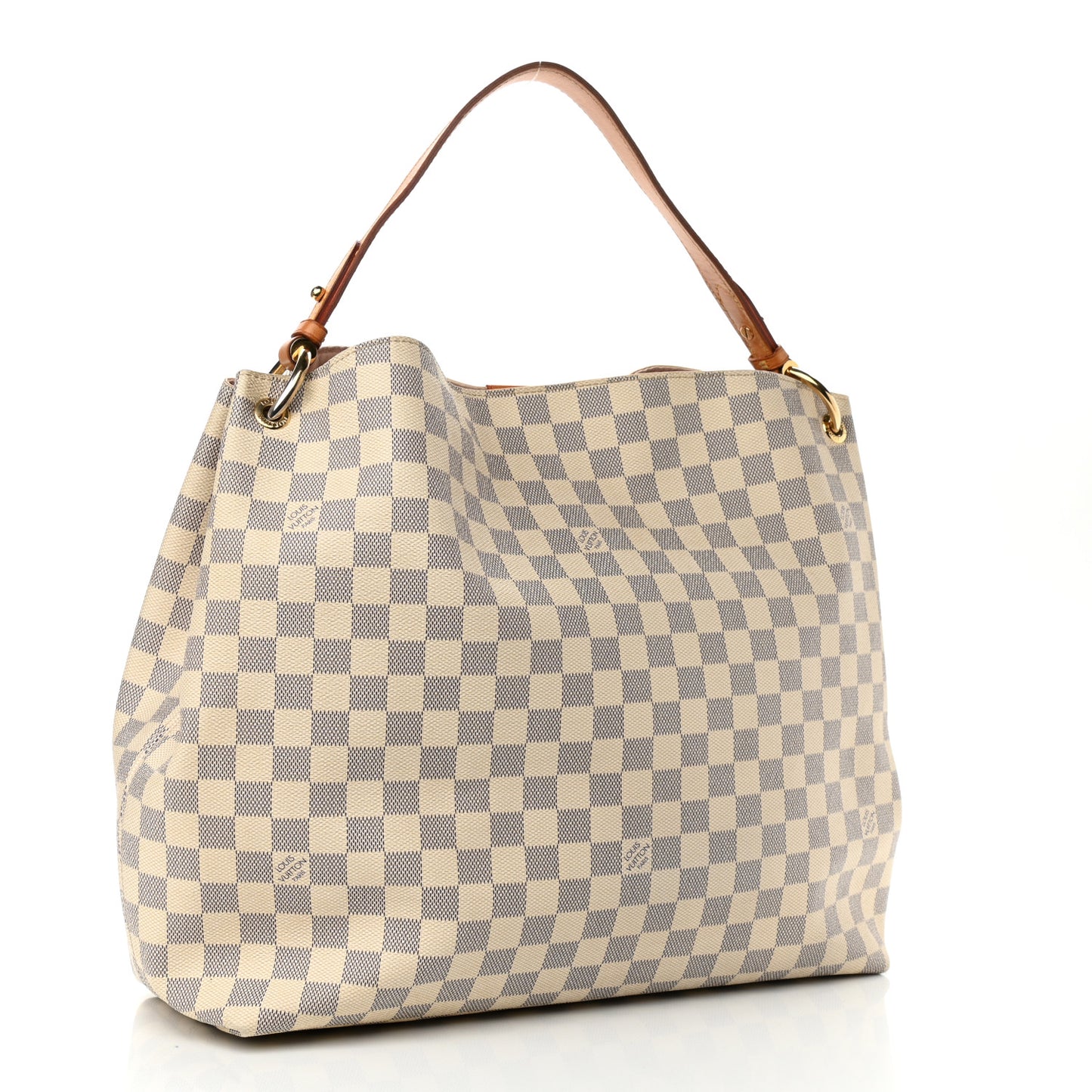 Damier Azur Graceful MM Rose Ballerine