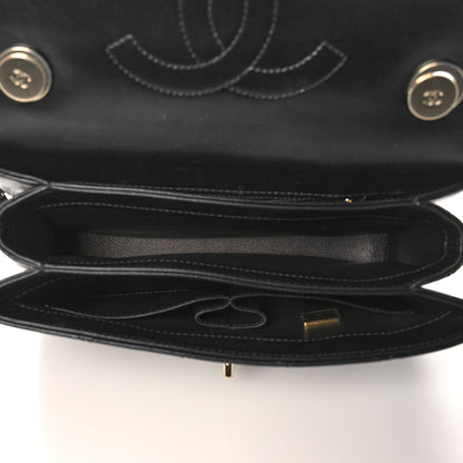 Chanel Lambskin Quilted Small Trendy CC Dual Handle Flap Bag Black 5 of 11