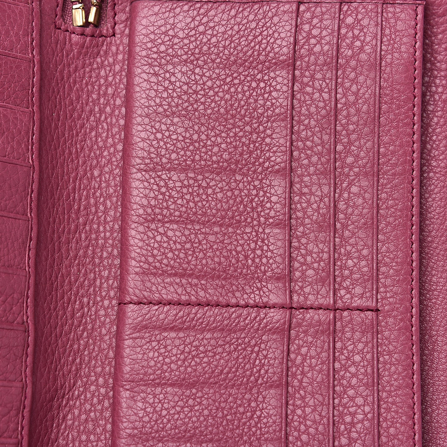 Gucci Pebbled Calfskin Soho Zip Around Wallet Peonia Flower 10 of 10