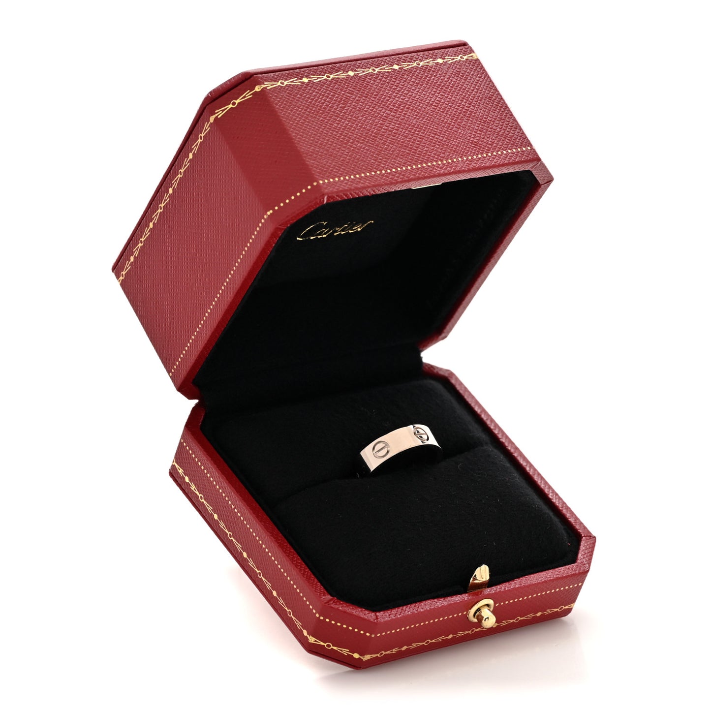 18K White Gold 5.5mm LOVE Ring 54 7