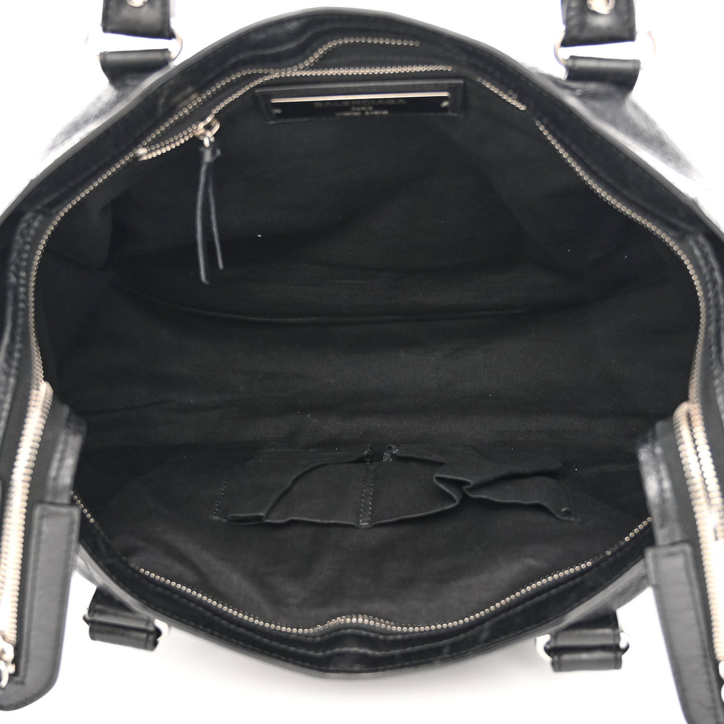 Agneau Classic Silver Hardware City Black