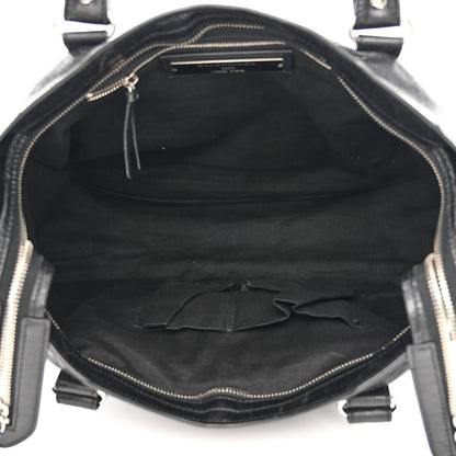 Balenciaga Agneau Classic Silver Hardware City Black 6 of 11