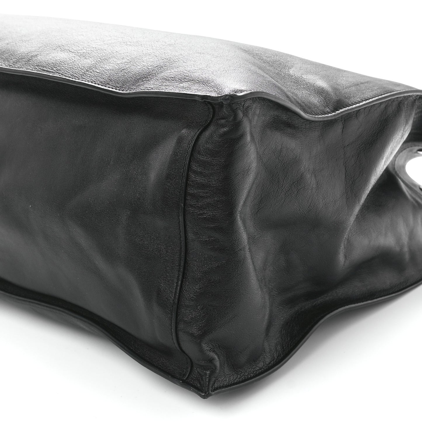 Vitello Rive Gauche Large Tote Black