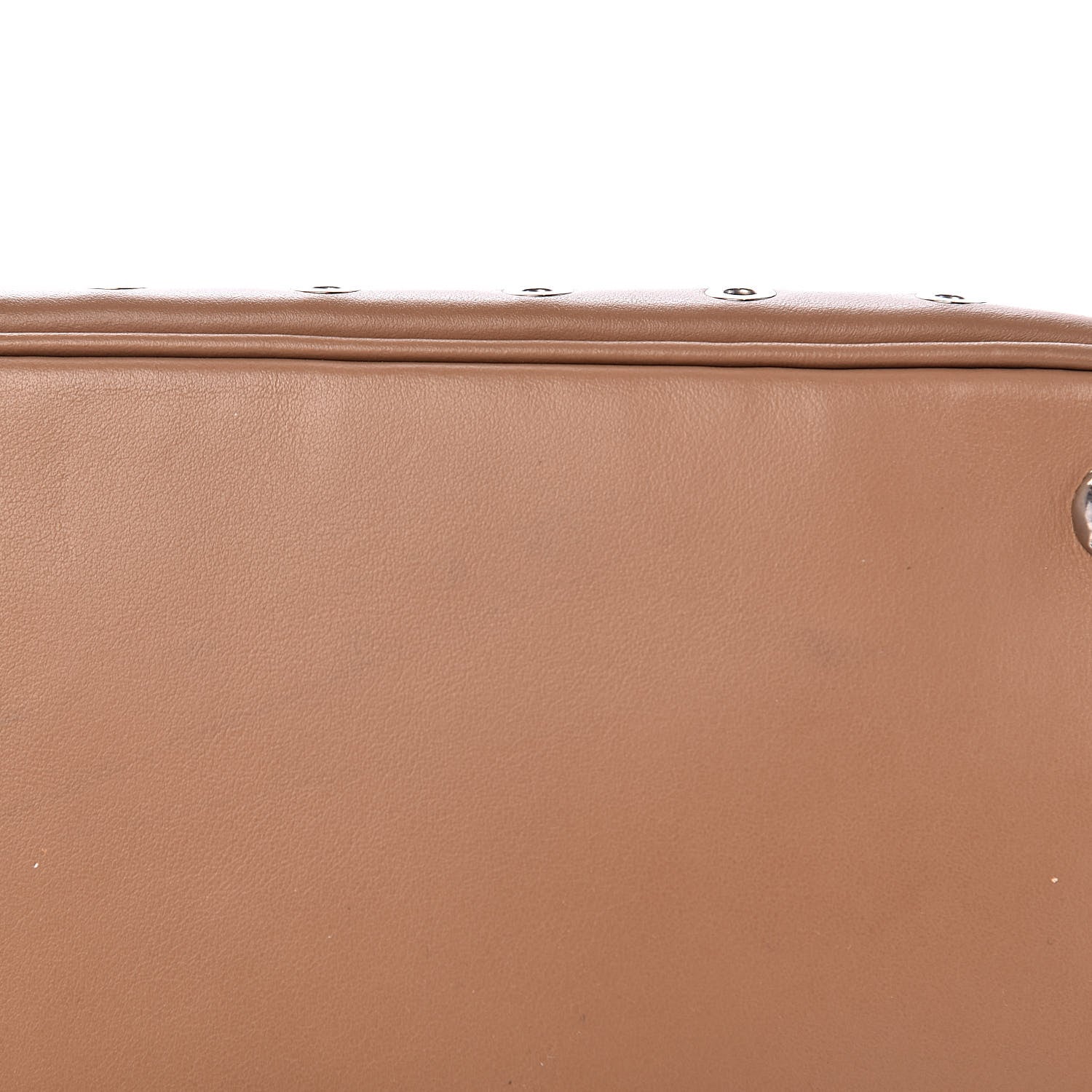 Prada City Calf Grommet Medium Double Zip Tote Caramel 10 of 13