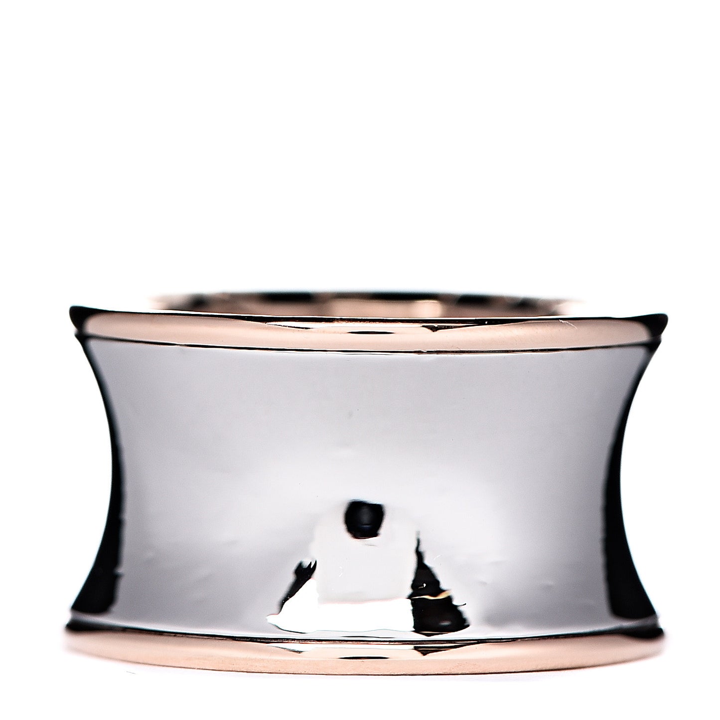 Stainless Steel 18K Rose Gold Anish Kapoor B.Zero1 Ring 54 6.75