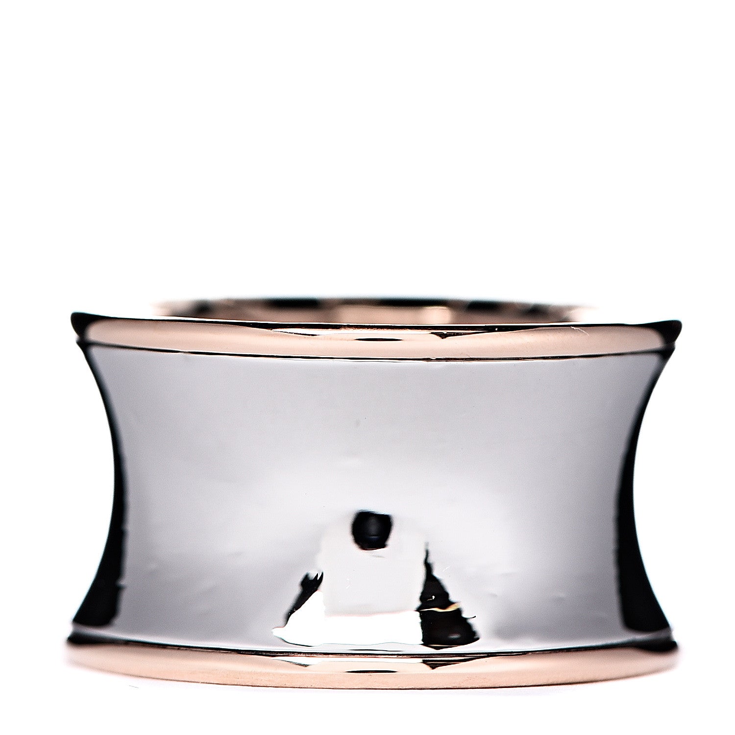 Bulgari Stainless Steel 18K Rose Gold Anish Kapoor B.Zero1 Ring 54 6.75 1 of 5