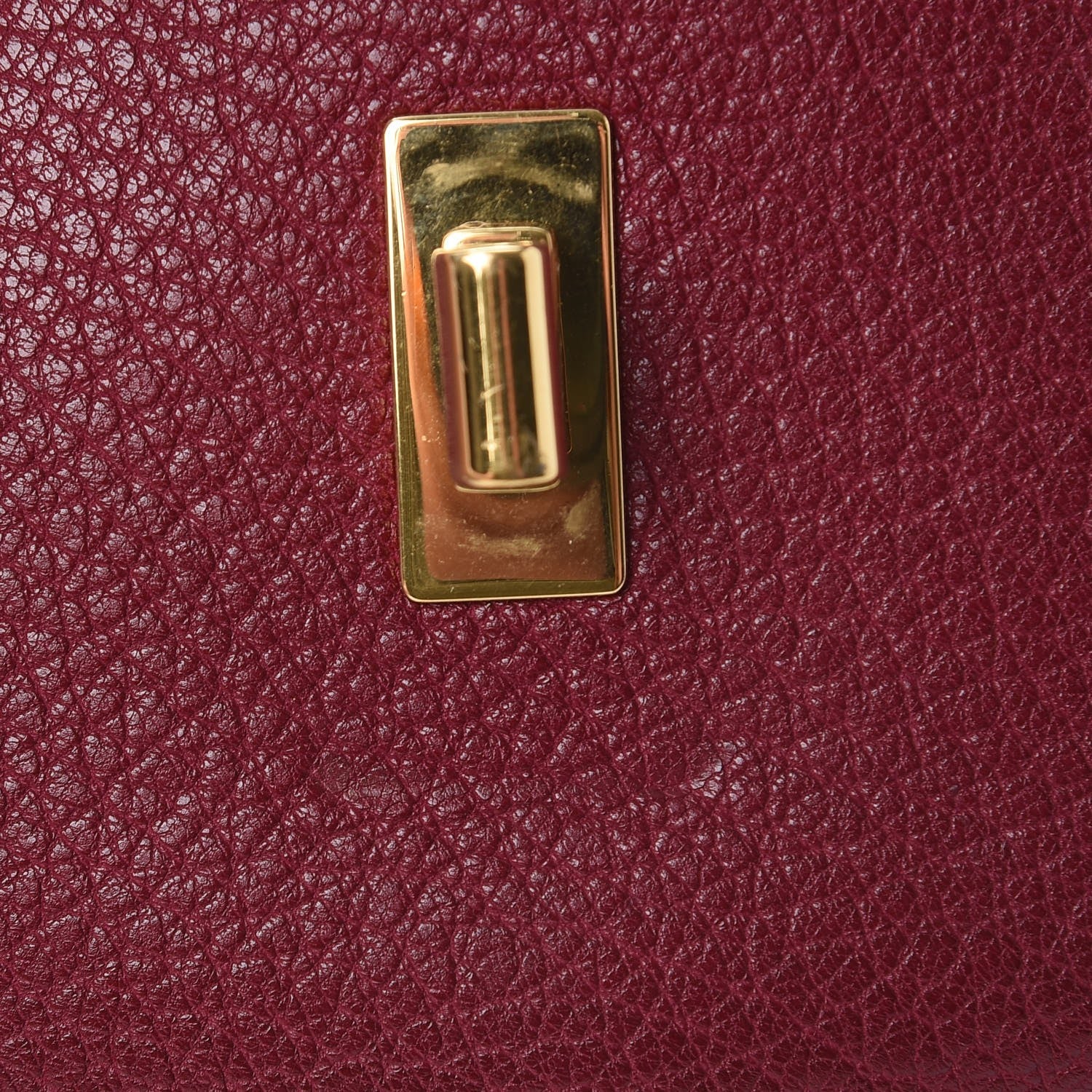 Chloe Grained Lambskin Nano Drew Shoulder Bag Wine Purple 10 of 10