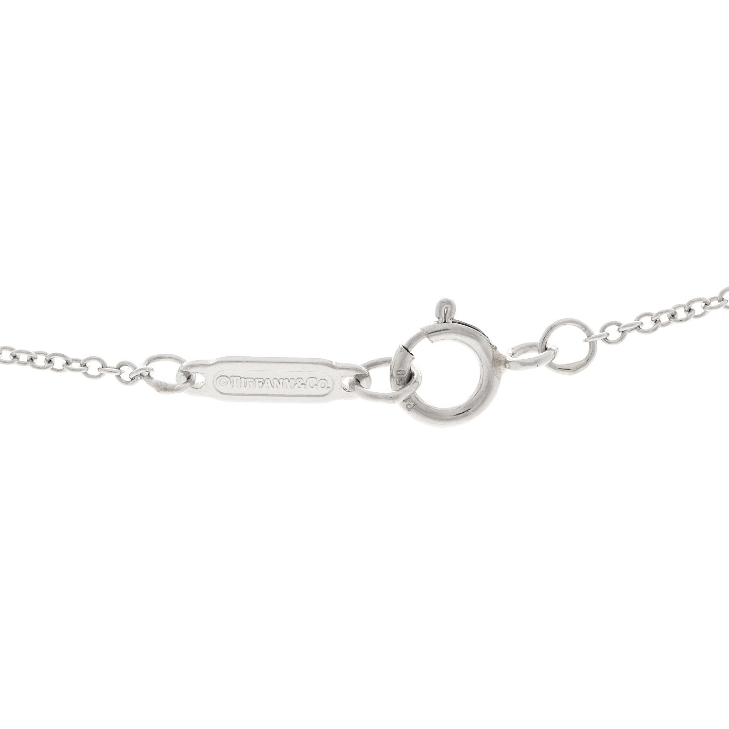 Tiffany Platinum Diamond Soleste Pendant Necklace 4 of 5