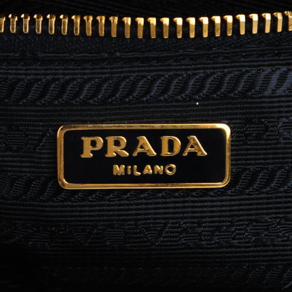 Prada Nylon Tessuto Pochette Saffian Blue 8 of 11