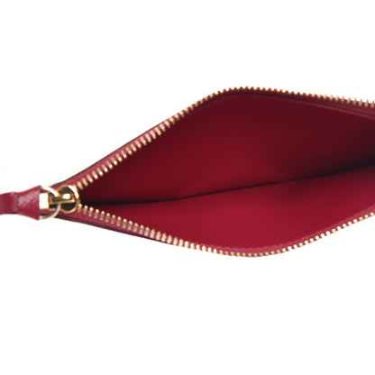 Louis Vuitton Calfskin Jeanne Wallet Zippered Insert Fuchsia 5 of 6