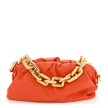 Bottega Veneta Calfskin The Pouch Chain Maple 1 of 10