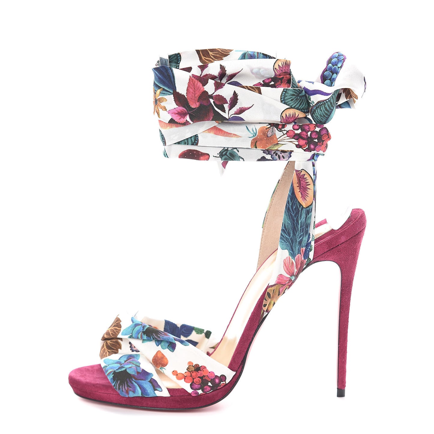 Veau Velours Crepe Verger Tres Frais 120 Sandals 39 Figue Multi