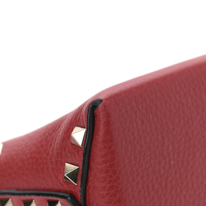 Valentino Garavani Pebbled Calfskin Mini Rockstud Crossbody Bag Rosso Valentino 7 of 14