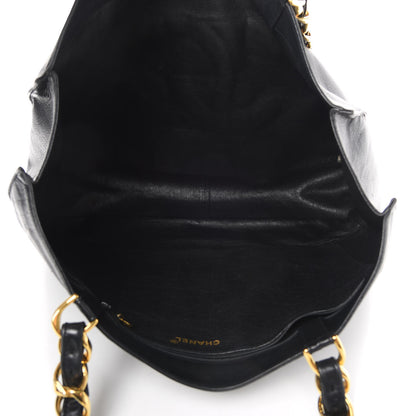 Chanel Lambskin CC Tote Black 5 of 11