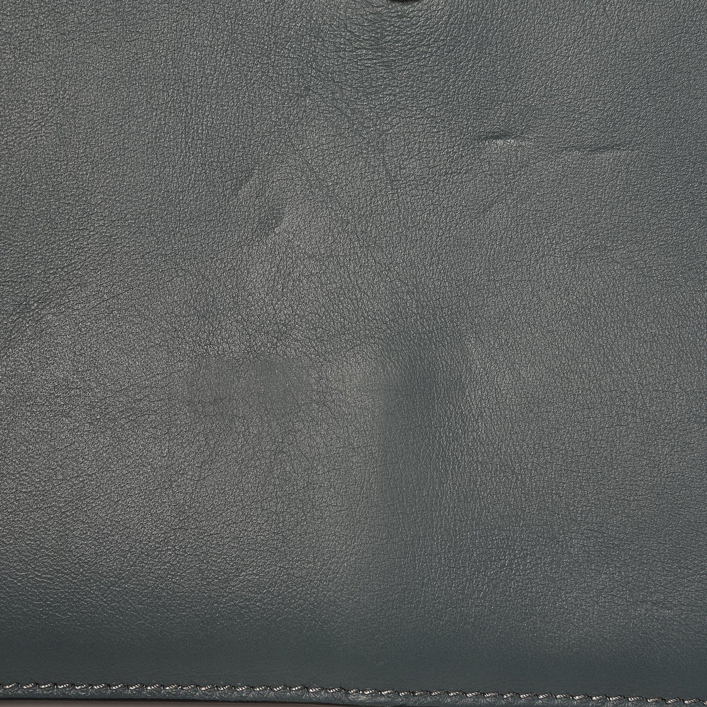 Suede Calfskin Medium Faye Shoulder Bag Cloudy Blue