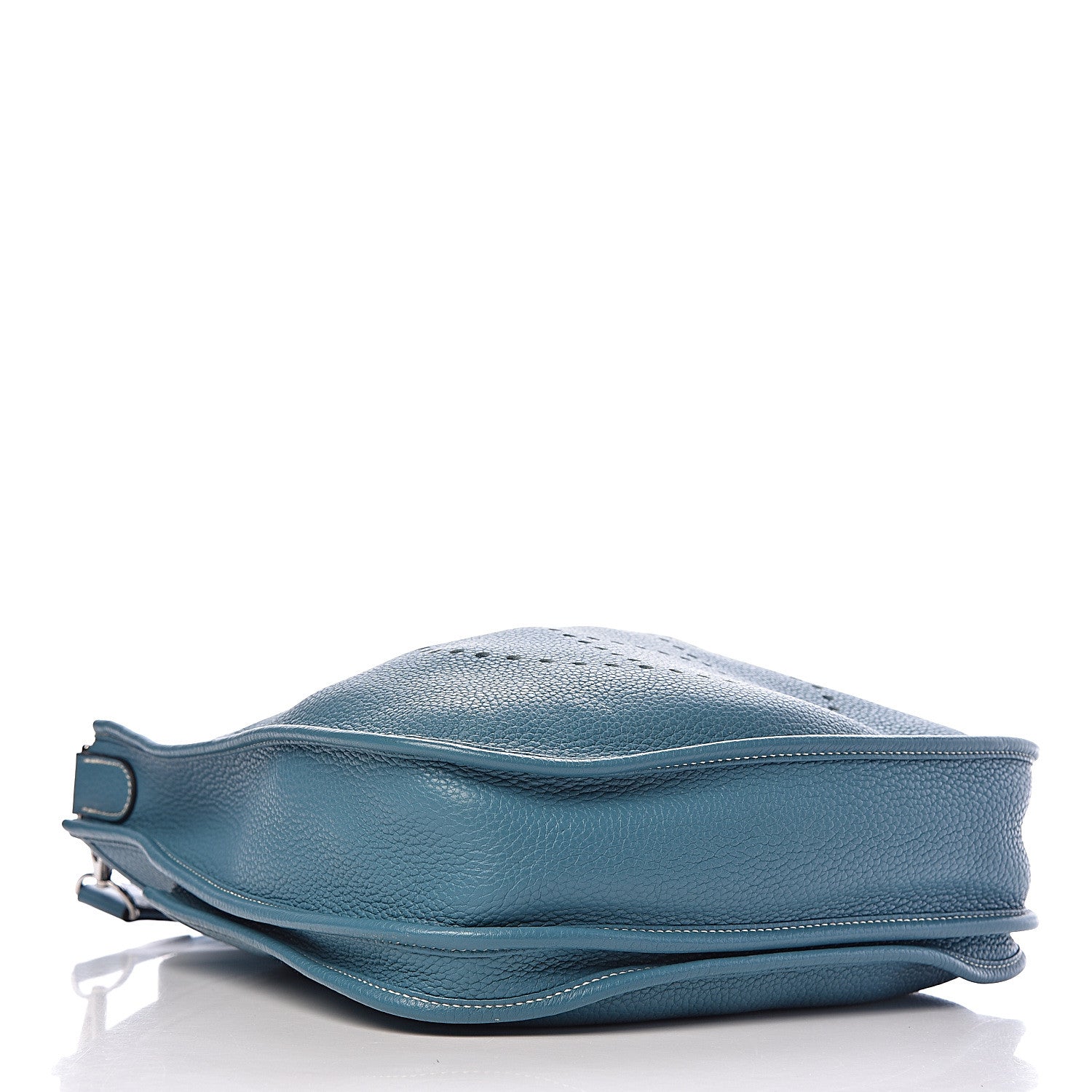 Hermes Taurillon Clemence Evelyne III PM Blue Jean 4 of 10