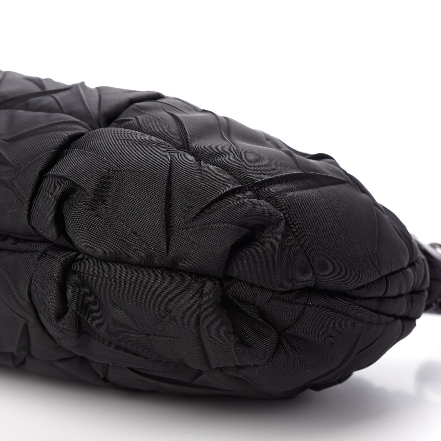 Prada Tessuto Nylon Quilted Shoulder Bag Black 9 of 10
