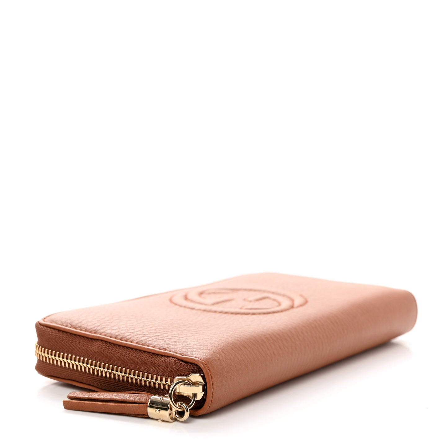 Cellarius Calfskin Soho Zip Around Wallet Dusty Blush