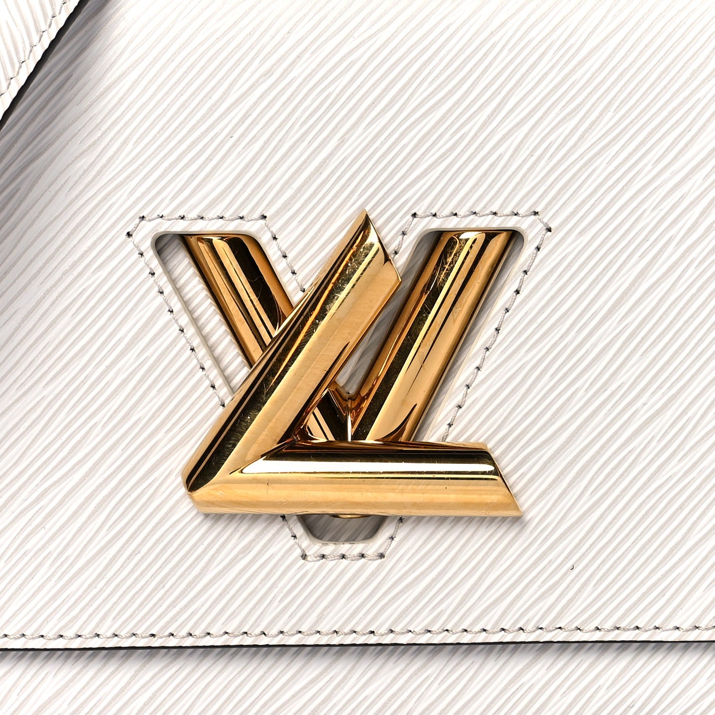 Epi Twist Shoulder Bag MM White