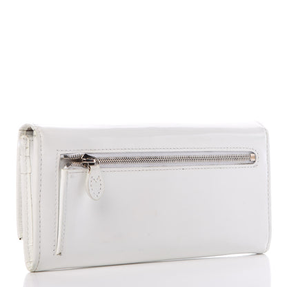 Mulberry Patent Continental Wallet White 3 of 11