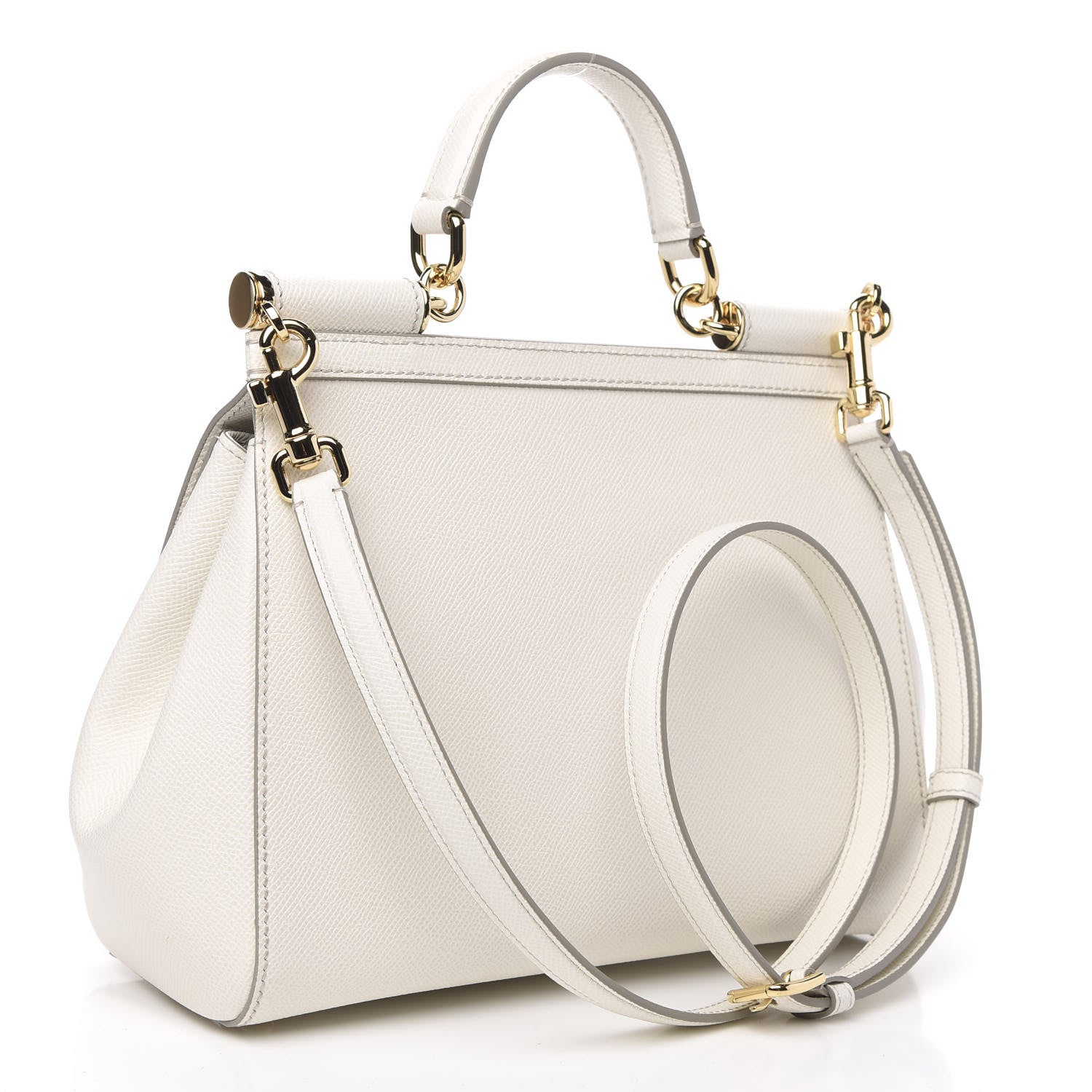 Dolce & Gabbana Dauphine Medium Miss Sicily Satchel White 3 of 8