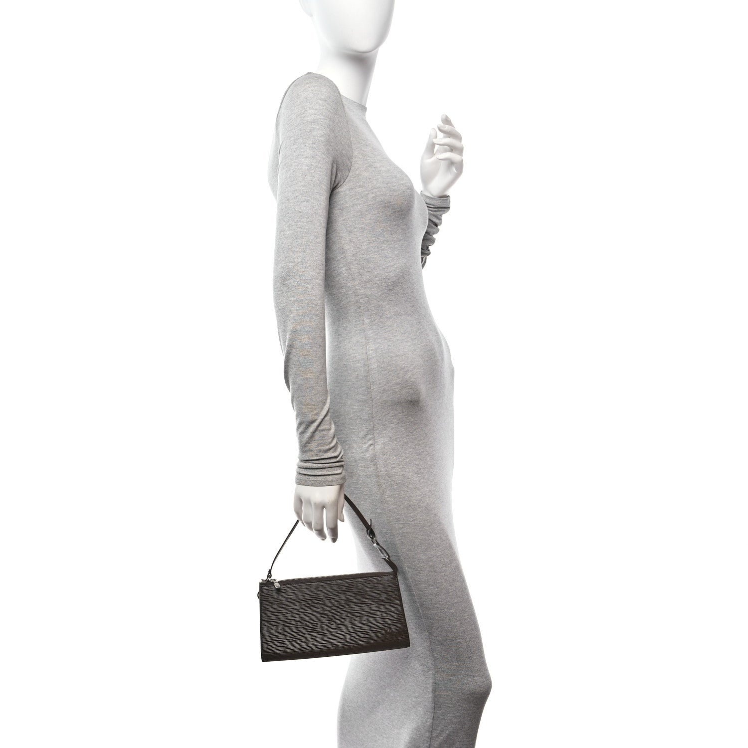 Louis Vuitton Epi Pochette Accessories 24 Moka 2 of 9