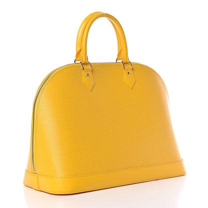 Louis Vuitton Epi Alma GM Citron 3 of 17