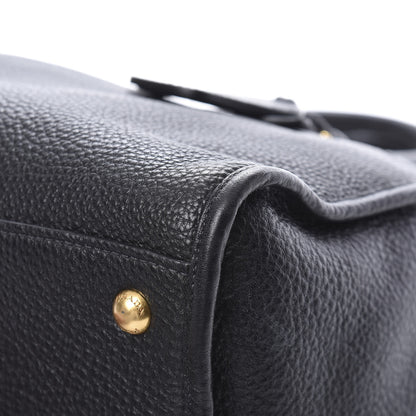 Prada Vitello Daino Shopping Satchel Black 10 of 14